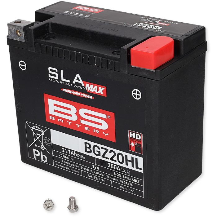 BS Battery BGZ20HL SLA MAX 20 Amp. Batteri