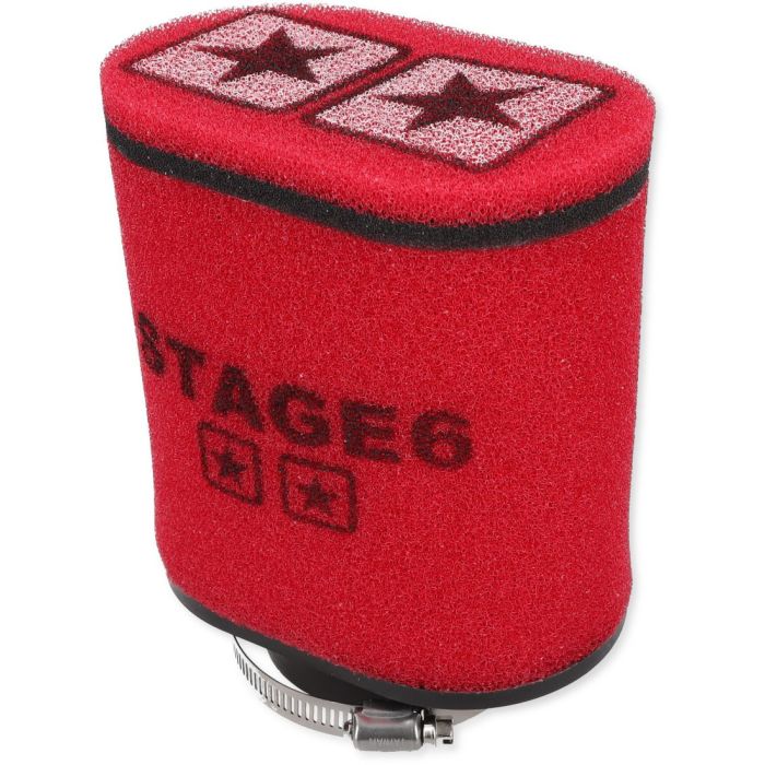 Powerfilter Stage6 Double Layer 70mm - Rød